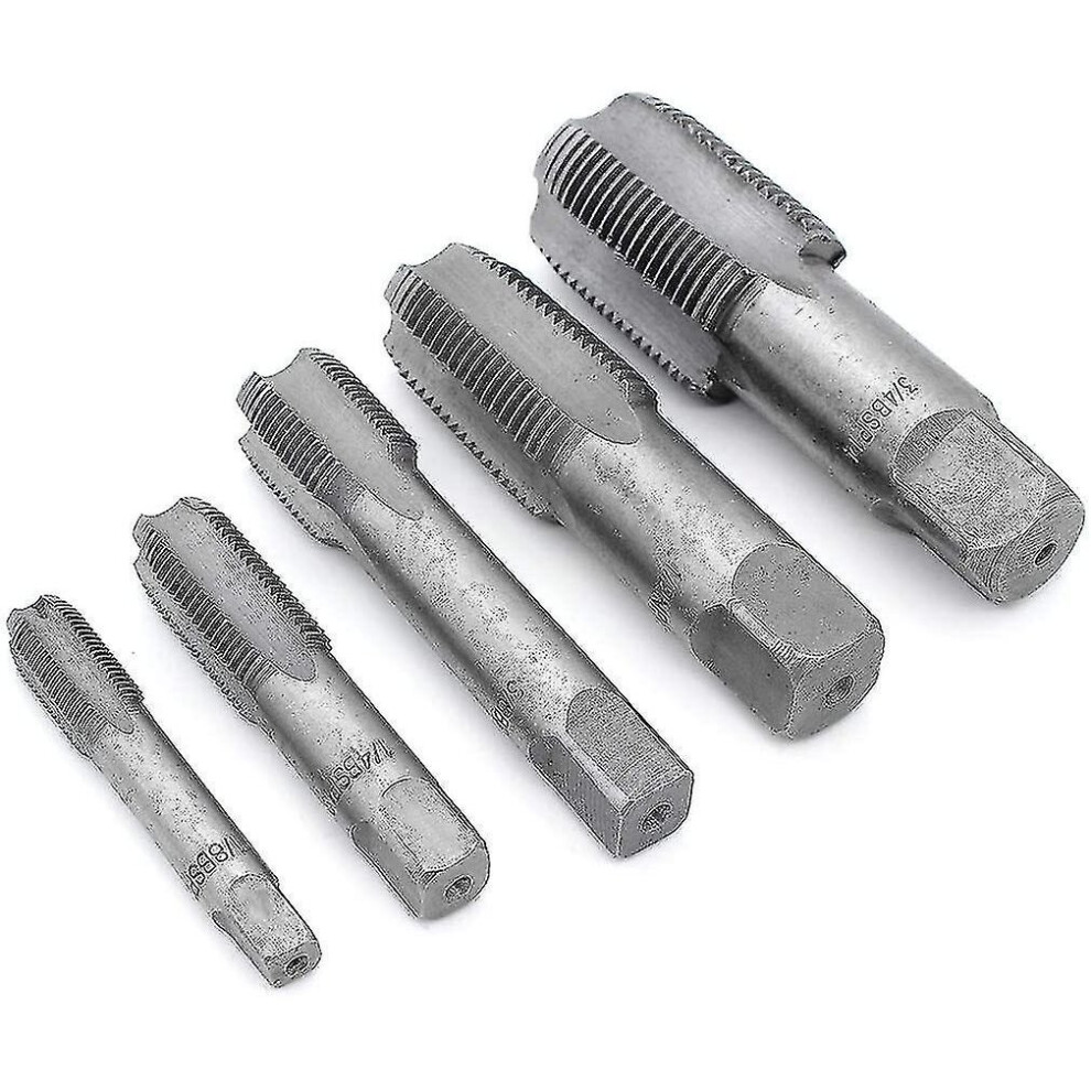 5Pcs Bsp Pipe Thread 55 Degree Plug Tap G1/8 G1/4 G3/8 G1/2 G3/4 9468842117415
