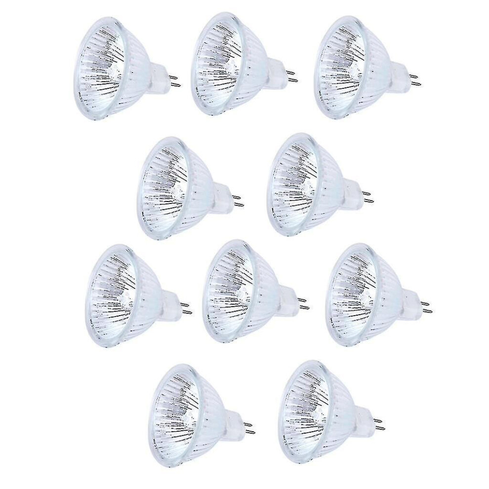 10 X Mr16 12V 20W 20 Watt Halogen Bulb Flood Bar Light