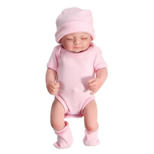 Lifelike Baby Doll - 28cm Cute Boy, Soft Vinyl Head & Limbs, 300g, Realistic & Beautiful