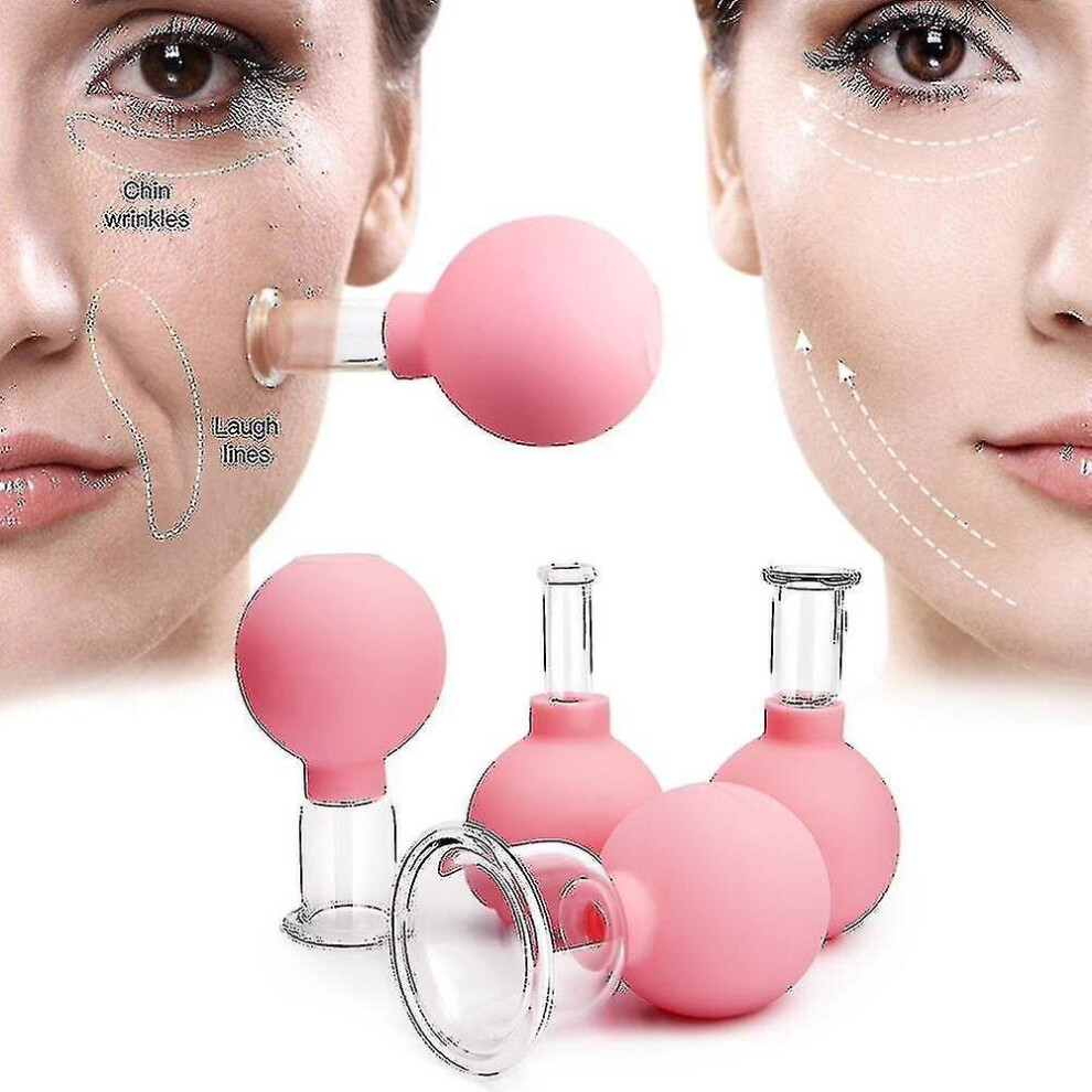 Massage Body Cups Rubber Vacuum Cupping  Face Skin Lifting Body Facial Cupping Therapy Tool