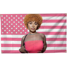 Ice Spice Flag 3x5 Ft Ice Rapper Spice Flag American Flag Tapestry For Bedroom Living Room Dorm Wall