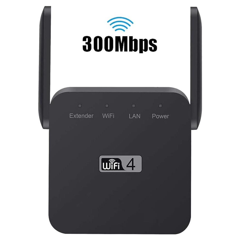Wifi Extender, Wifi Signal Booster 2.4Ghz Up To 300Mbps Wireless Signal Amplifier With Ethernet Port - Easy Setup & Stable Connection 7658418105232