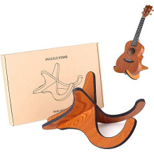 Wooden Base Supporter,Foldable Portable Stand Holder for Mandolin,Banjo and violin