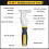 Scraper Tool, Stainless Steel 13-in-1 Painters Tool, Professional Multi Paint Stripper Tool Includes Paint Roller 1pc (d-v2) 5