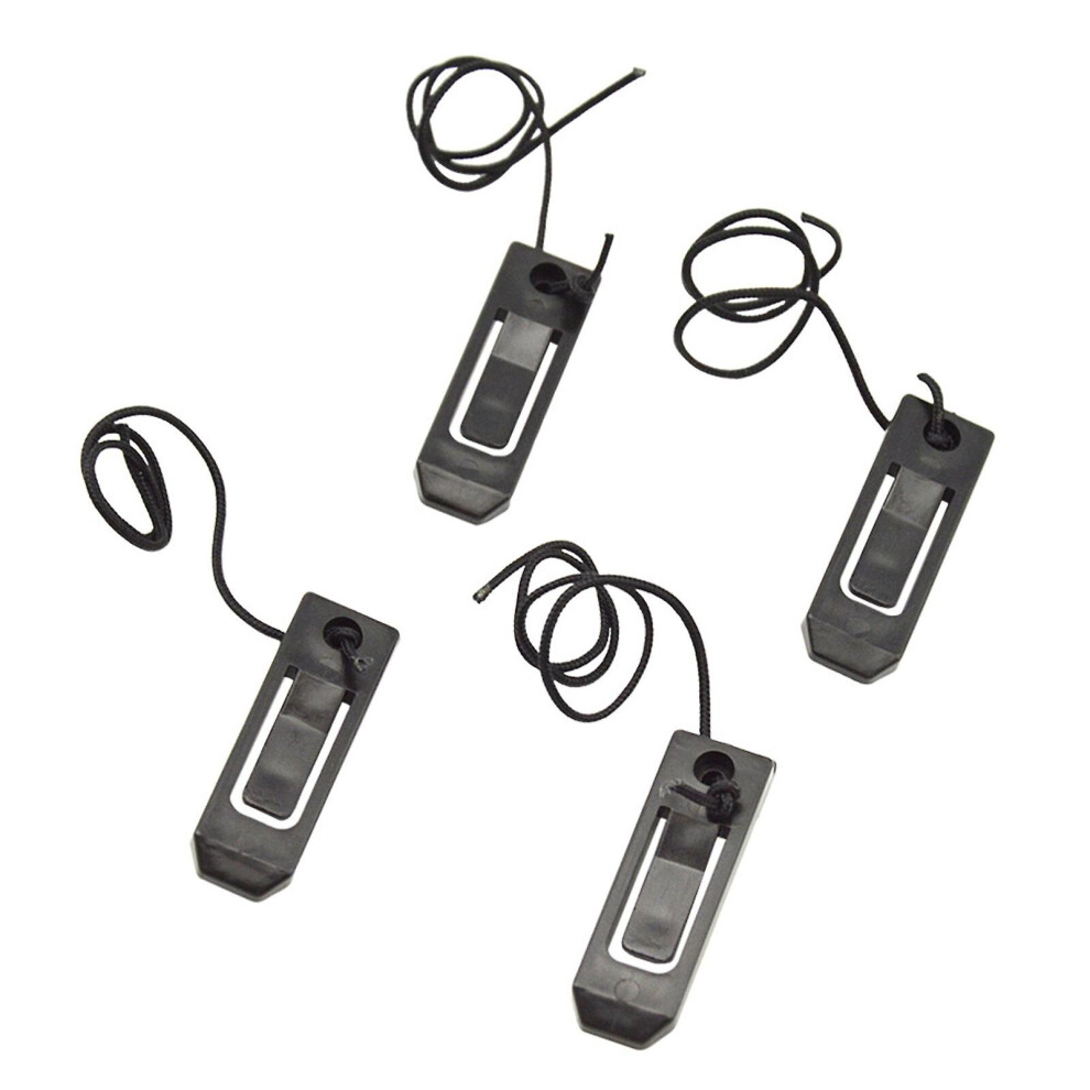 4 Pcs Sup Split Surfer Paddle Board Fin Clip Water Separator Water Ski Board Fish Fin Clip Buckle Paddleboard Surfboard Tail Clip
