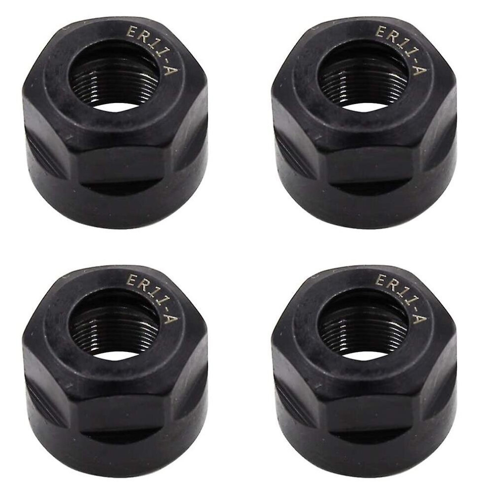 4Pcs Er11-A Type M14 Thread Collet Clamping Hex Nuts, For Cnc Milling Chuck Holder Lathe 9468842122778