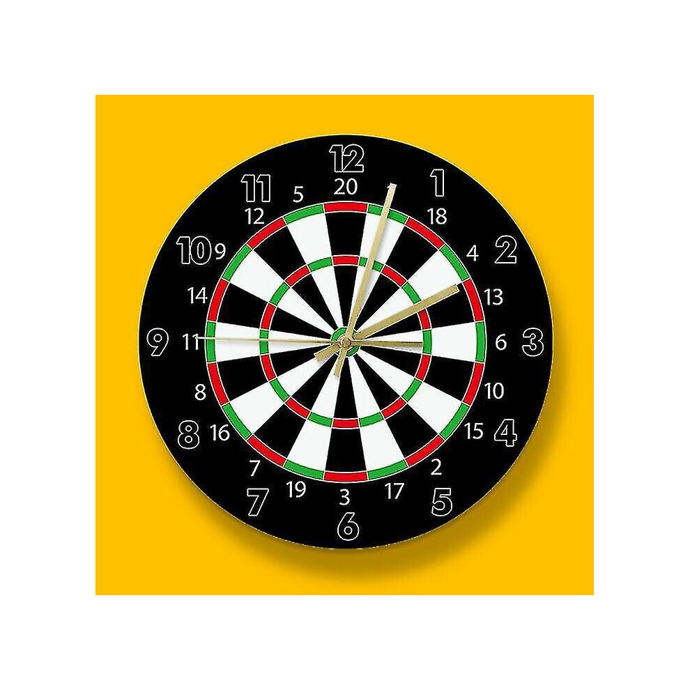 Game Dart Board Acrylic Bar   ration  Clock