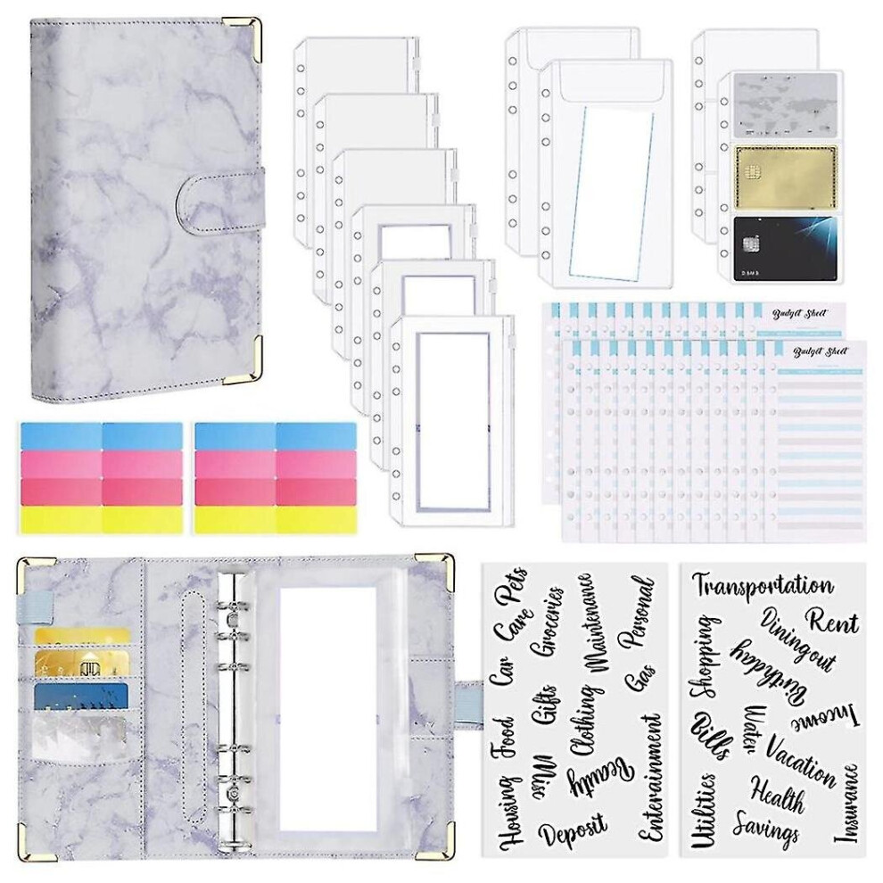 45pc Budget Binder With Cash Envelopes,budget Planner For Saving Money, For Budgeting, Binder C