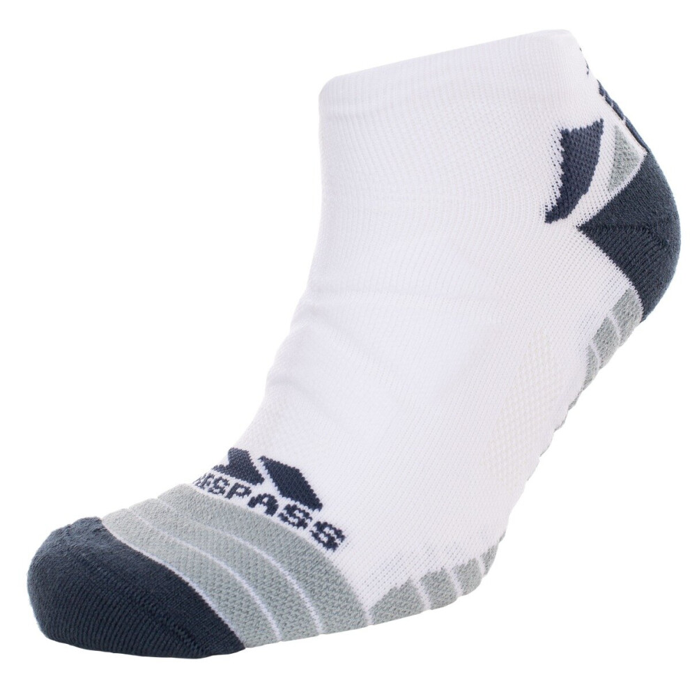 (7/11, White) Trespass Adult Trainer Socks Compression Elevation