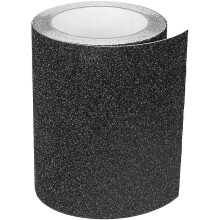 Adhesive Anti-slip Tape For Stairs, Friction, Abrasive For Safety, Stepladder, Indoor, Outdoor, High Traction, 15cm X 5m, Black
