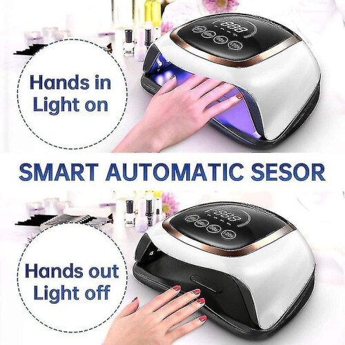168w Uv Led Lamp For Nails Drying Manicure Lamp With Memory Function Lcd Display 1