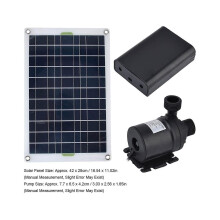 50w Solar Water Pump 800l/h Dc12v Low Noise Solar Water Fountain Pump Garden Family Water Fountain Irrigation Pump