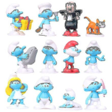 12pcs Smurf Doll Cartoon Anime Doll Toy Gift