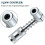 Grease Nozzle Adapter Grease - Accessory 90 Degree Grease Coupler Adapter With Sleeve 3 Jaw Angle G 3