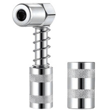 Grease Nozzle Adapter Grease - Accessory 90 Degree Grease Coupler Adapter With Sleeve 3 Jaw Angle G