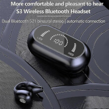 Bone Conduction Headphones Earhooks Earclip Hifi Wireless Bluetooth Earphones - Refurbished