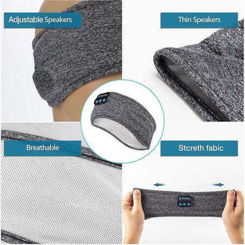 Sleep Headphones Wireless Bluetooth For Sleeping Workout Jogging Yoga 2