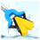 Microfiber Flat Mop With Bucket, Cleaning Squeeze Hand Free Floor Mop 4
