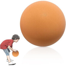(Orange, 15cm) Silent Basketball, 2023 Newest Foam Basketball, Indoor Training Ball, Uncoated High-density Foam Silent Basketball Soft Flexible