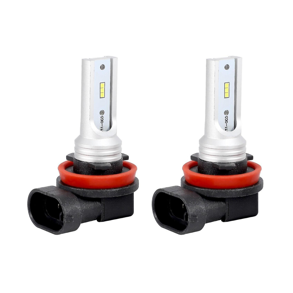 H8 H11 H16 Led Fog Bulb, H16 Led Fog Lamp Csp-Y11, Cool 6500K (Pack Of 2) Light/White 9468842394465