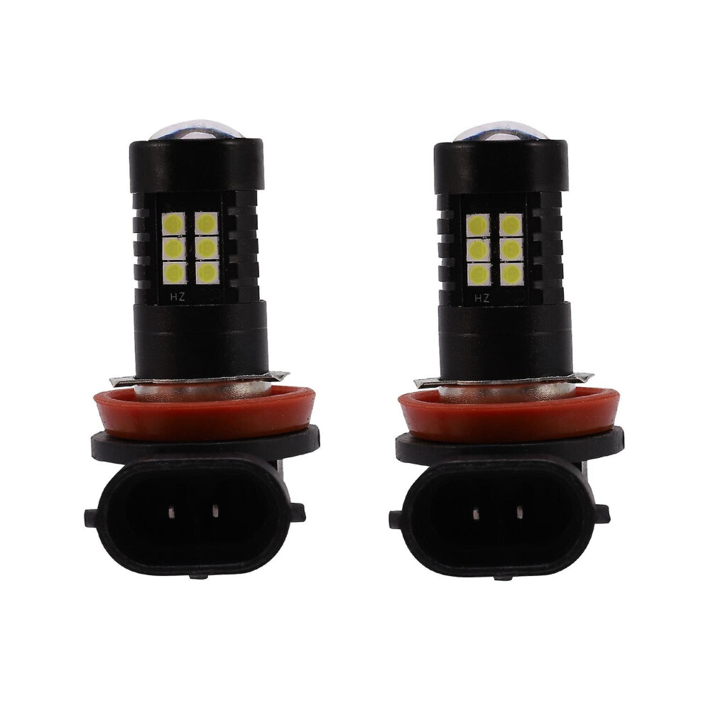 2x Canbus H8 3030 21smd Led Drl Daytime Running Fog Light Bulbs For