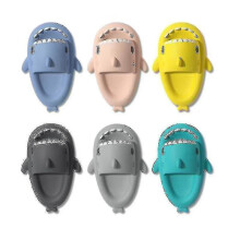 Shark Slippers Non-slip Shower Bathroom Slippers Soft Summer Slide Sandals For Girls And Boys New_h