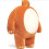 Funny Bear Plush Doll Tiny Headed Bear Pip Kids Dolls Toy 5
