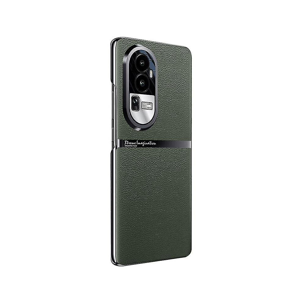 For Oppo Reno10 5g Protective Case Anti-fall Shockproof Leather Pc Phone Cover