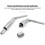 Car Shock Absorber Installation And Removal Spanner Tool Front Shock Absorber Spanner Socket Spanner (colour:silver)(2pcs) 2