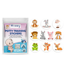 Qian Wiieey Potty Training Stickers Children's Urinals Pee Training Auxiliary Cartoon Personality Paper Reward Stickers