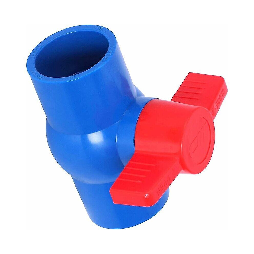 Red Handle Valves, U-Pvc Ball Valve, 40Mm X 40Mm 9468842133446