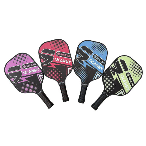 Pickleball Paddles Set Pickleball Racket Graphite Polymer Honeycomb Core Lightweight Paddle Include 2