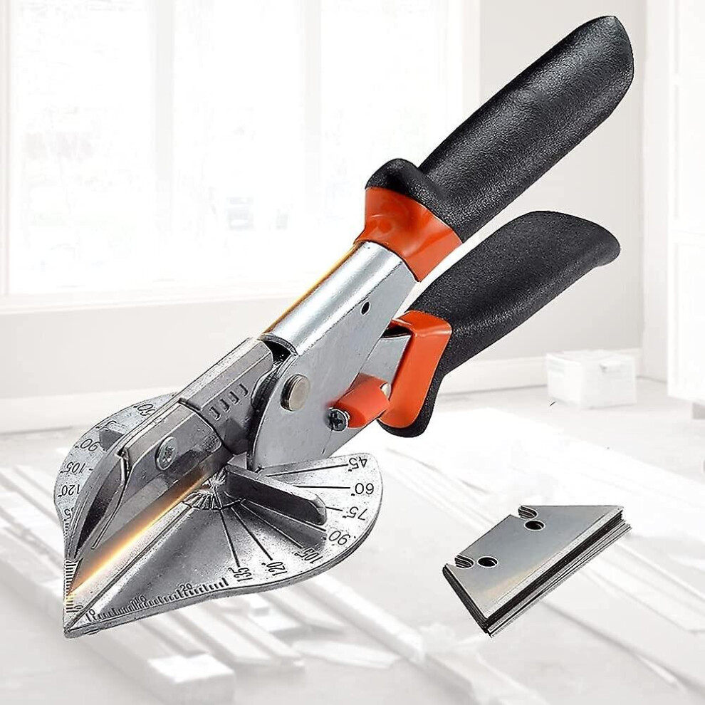 Miter Shear Cutter Gasket Shears Multi Angle Miter Shear Cutter Hand Tools 45-135 Trunking Scissors Trim Cutter For Cutting Pvc Ppr Pe Pipe,branch,wir