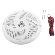 White Yacht Waterproof Round Speaker System For Car Rv Boat Sound Speaker Horn - Refurbished