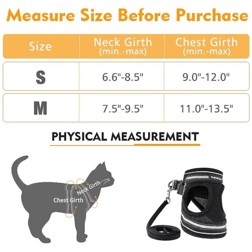 Cat Harness Kitten Harness With Cat Lead, Soft 2