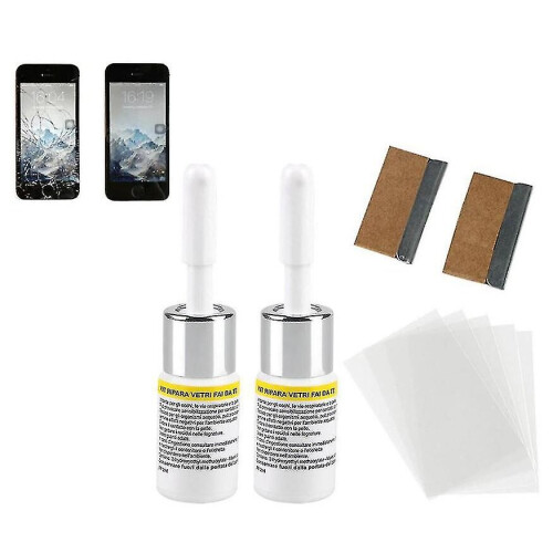 2pcs Mobile Phone Screen Crack Repair Kit