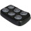 Suction Cup Cushions Motorcycle, Suction Cup Passenger Seat Rectangular Cushion For Harley Custom Chopper-black 5