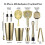 10pcs Stainless Steel Boston Shaker Professional Bartender Kit 2