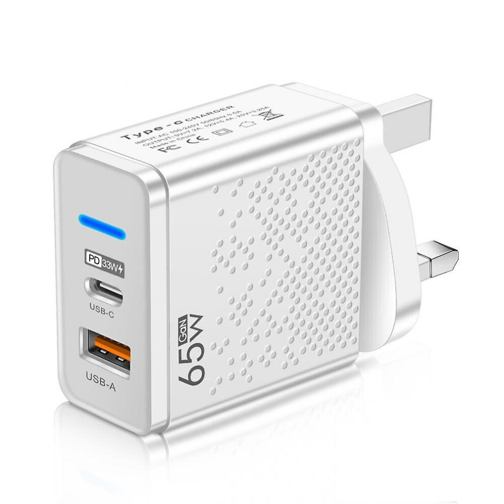 Ultra Fast Usb C-type Cable Qc3.0 65w Pd Fast Charger Universal Fast Charger