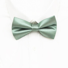 Tuxuan Dusty Sage Wedding Bow Tie