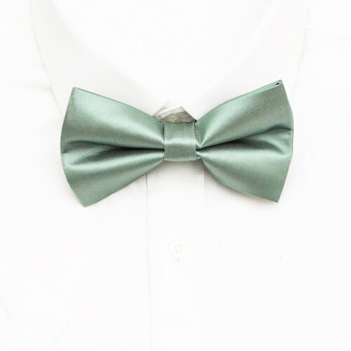 Tuxuan Dusty Sage Wedding Bow Tie