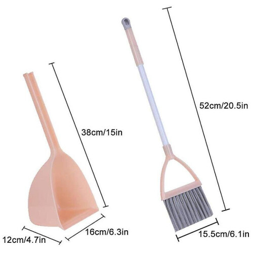 Kid's Housekeeping Tools, 3pcs Small Mop Small Broom Small Dustpan 2