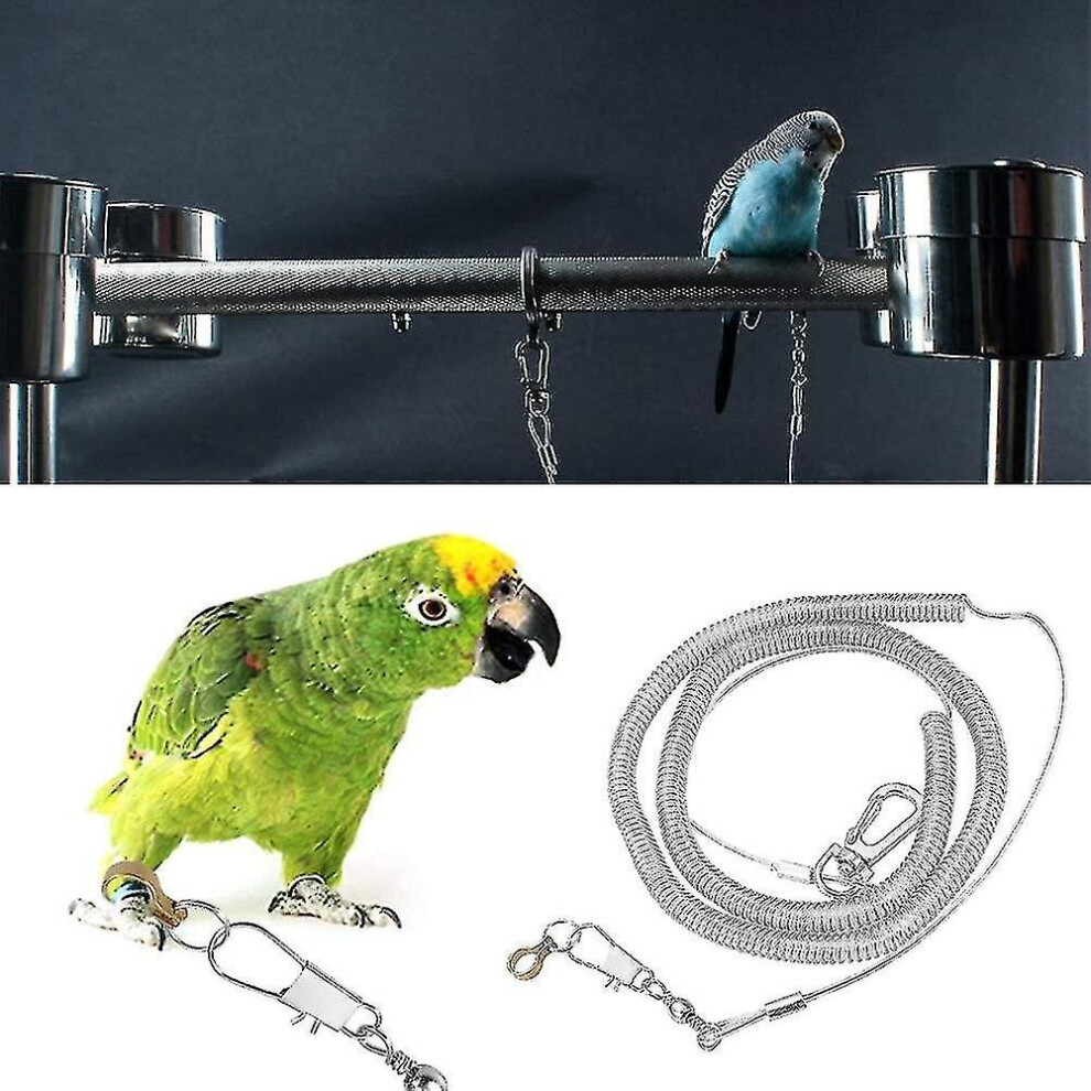 6m Bird Harness Anti-bite Leash Parrot Flying Training Rope Traveling Walking Rope Pet Bird Leash Kits