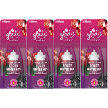 4 x 18ml Glade Sense and Spray Refill - Berry Winter Kiss