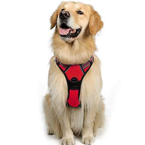 No-pull Dog Harness Padded Adjustable Pet Vest Harness For Large Dogs Training Or Walking 2