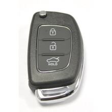 Rfc 3 Button Flip Key Case For Hyundai I10 I20 I40 Ix35 Santa Fe Remote Fob
