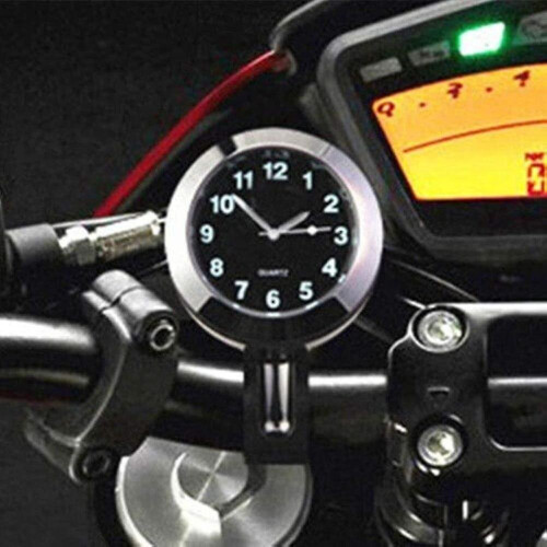 Motorcycle Handlebar Clock Mini Motorcycle Clock Watch 2