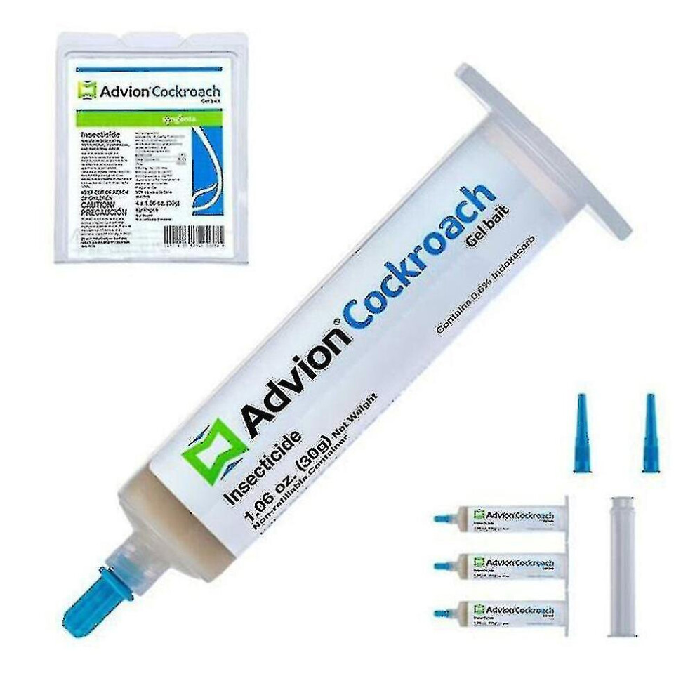 Cockroach Gel Bait Roach Pest Killer With Plunger Tip For Floor Kitchen Non-toxic