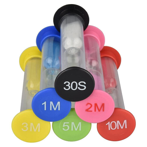 Sand Timer 6 Colors Hourglass Sandglass Timer 30 Sec /1/2/3/5/10 Mins 2