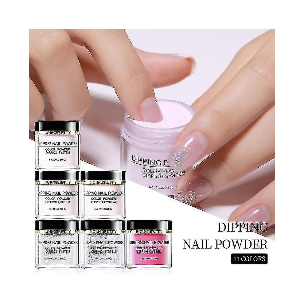 Dip-powder-nail-kit Starter 7 Colors Quick Drying Dipping Powder Set